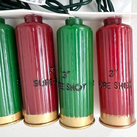 New Bass Pro Shops 10 Count Shotgun Shell Mini Light Set Indoor/Outdoor Novelty - Picture 4 of 7